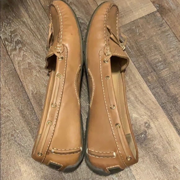 Tan Clark Loafers with Bow - Picture 7 of 9